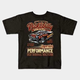 Rockabilly Hot rod Kids T-Shirt